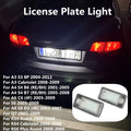 White Error Free LED Car License Plate Light Bulbs Accessories For AUDI A4 S4 B6 B7 A3 8P S3 A6 C6 4F S6 RS4 RS6 A8 S8 D3 4E Q7
