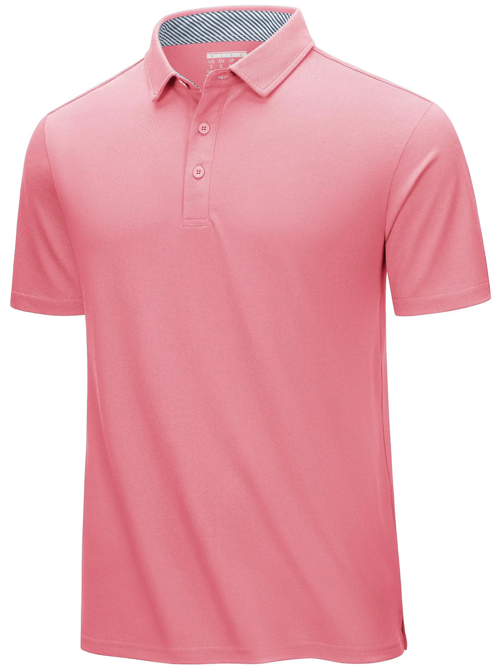 TACVASEN Summer Cotton Blend Golf Polos Shirts Mens Work Polo T-shirts Quick Dry Casual Short Sleeve Pullover Tops Outdoor Tee