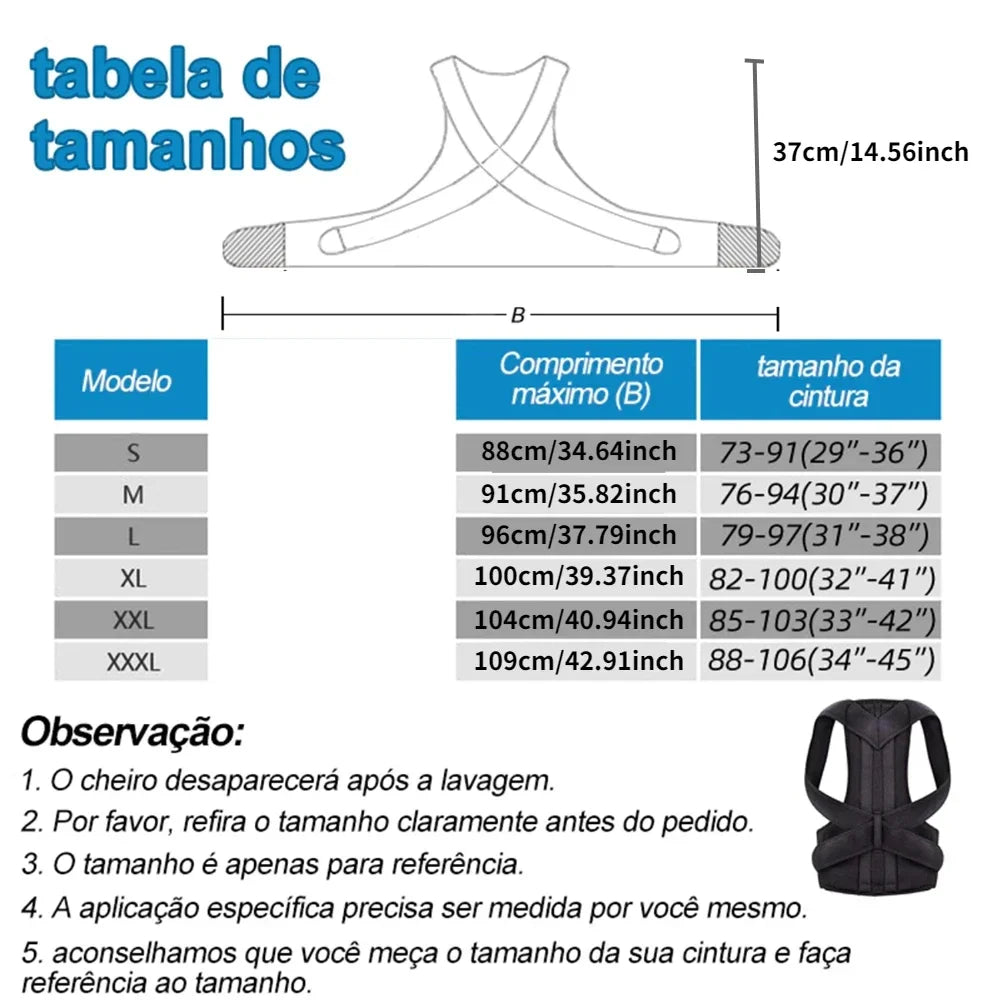 Adjustable Posture Corrector Brace