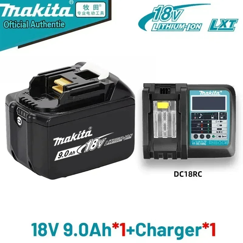 Makita 18V 6.0Ah rechargeable battery, suitable for Makita BL1840 BL1830 BL1830B BL1850 BL1850B original power tool battery