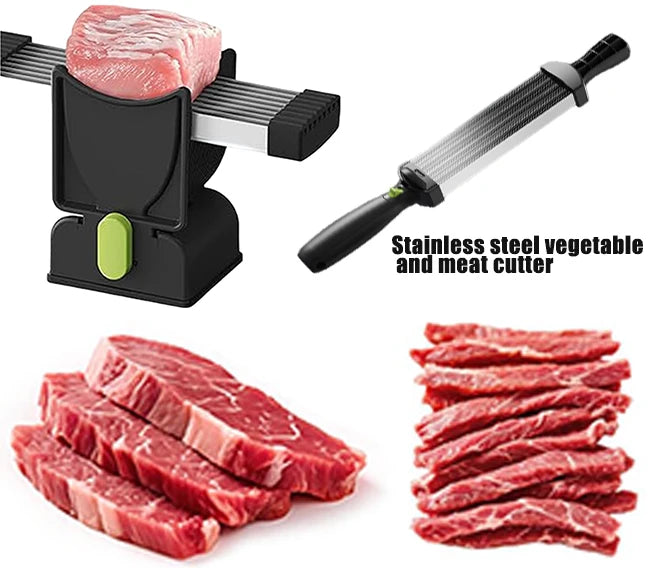 Cross Border Popular Kitchen Gadget Stainless Steel Multifunctional Meat Cutter Household Fast Slicing Shredding Dicing Machine