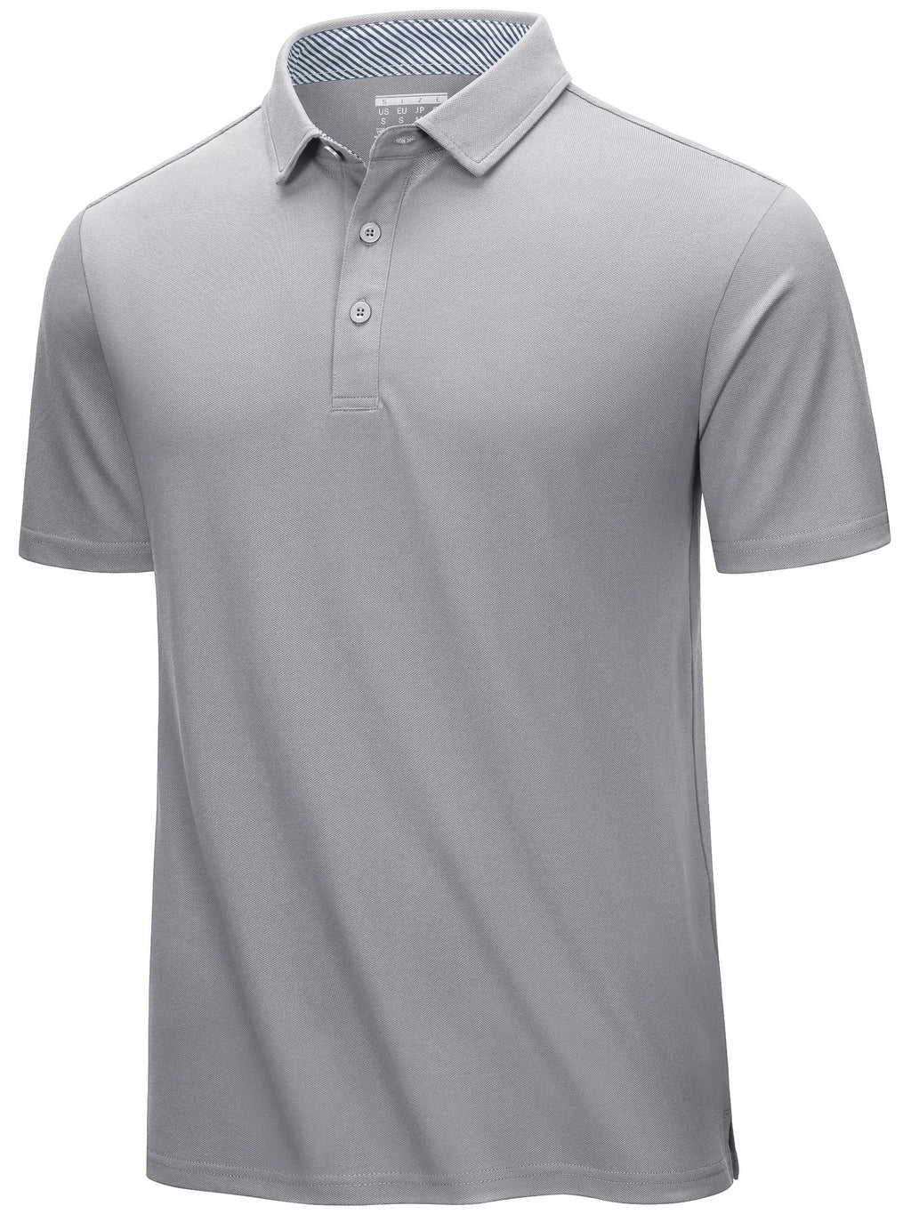 TACVASEN Summer Cotton Blend Golf Polos Shirts Mens Work Polo T-shirts Quick Dry Casual Short Sleeve Pullover Tops Outdoor Tee