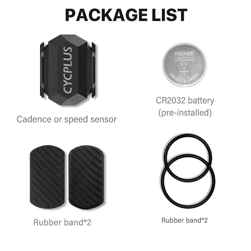 CYCPLUS Dual Cadence & Speed Sensor – ANT+ & Bluetooth