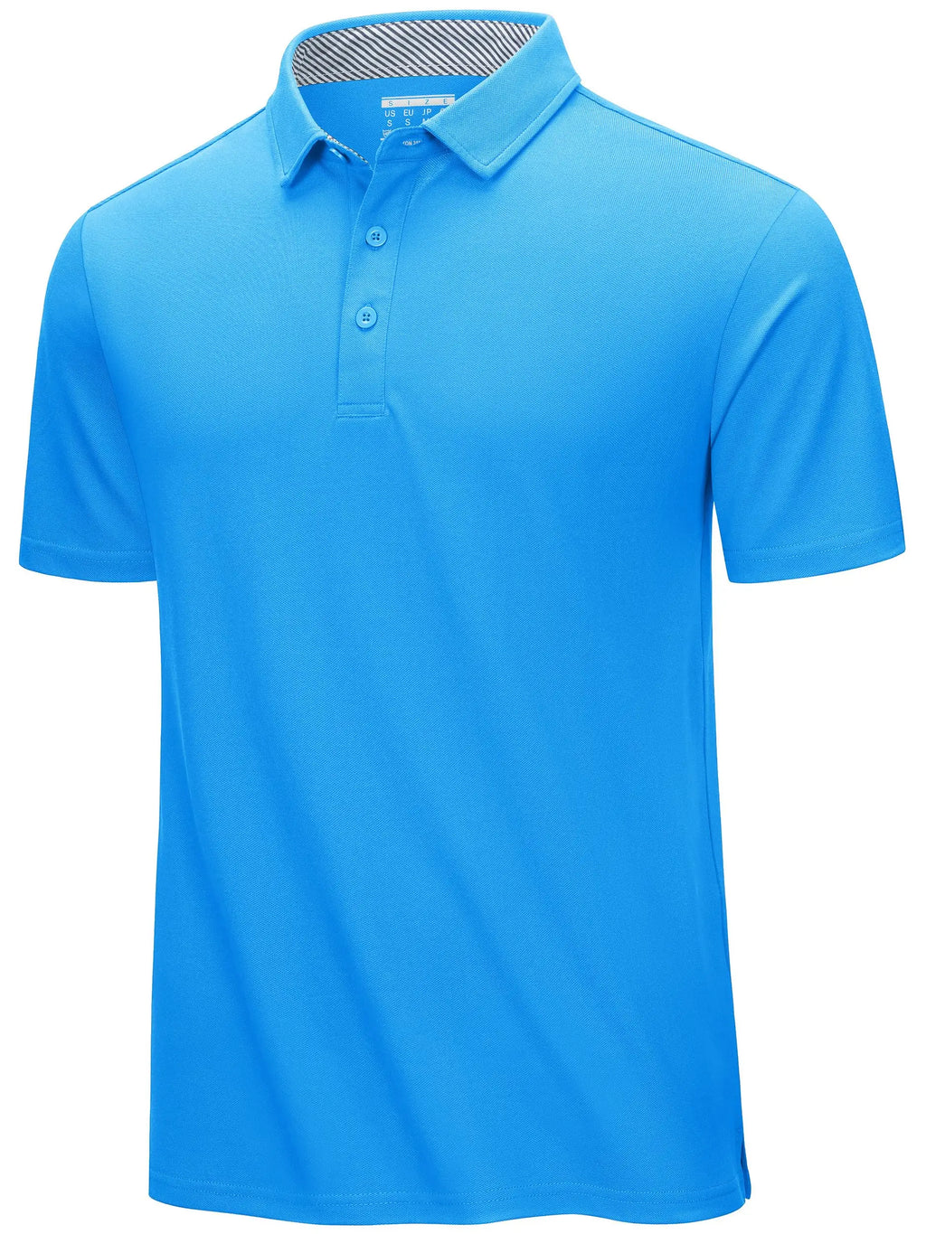 TACVASEN Summer Cotton Blend Golf Polos Shirts Mens Work Polo T-shirts Quick Dry Casual Short Sleeve Pullover Tops Outdoor Tee