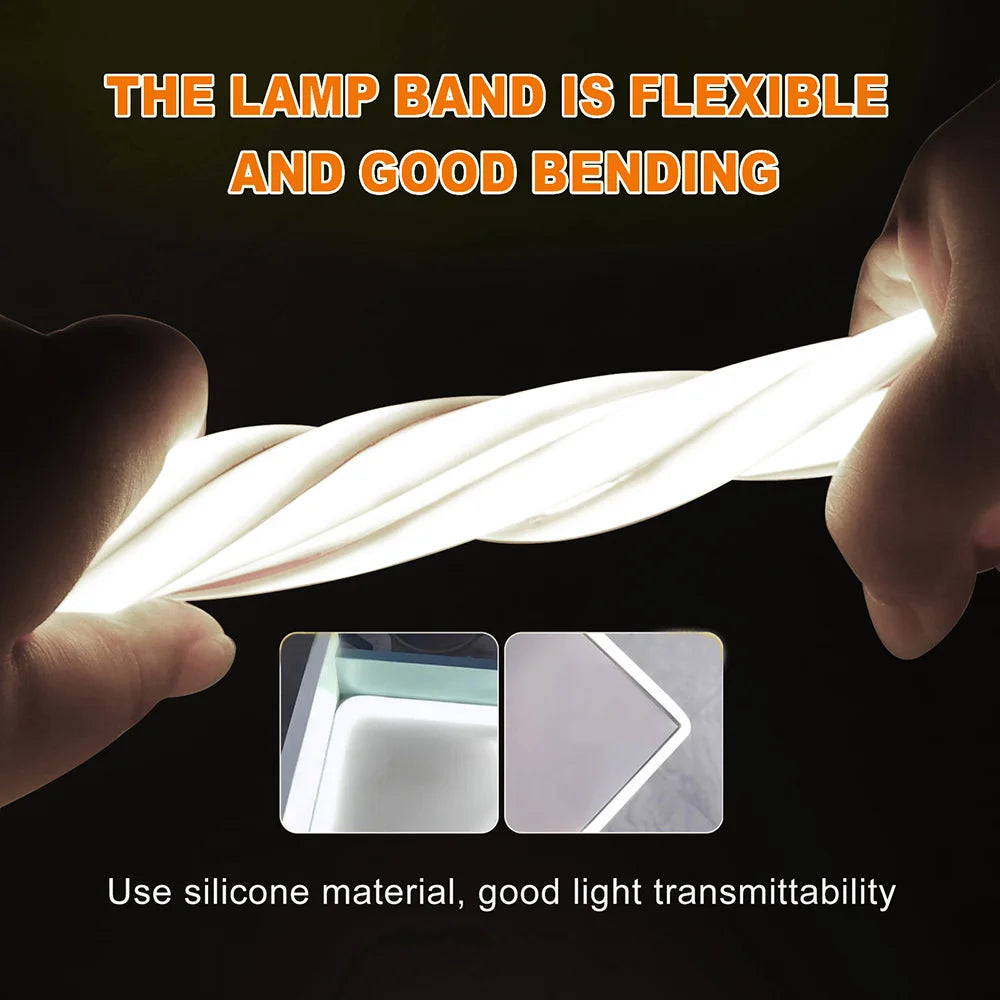 IP68 Waterproof Led Neon Strip Light Tape 12V 24V 320 LEDs Flexible Milky Tube Lamp Liner Lighting 10 Colors 0.5m 1m 2m 3m 4m 5m