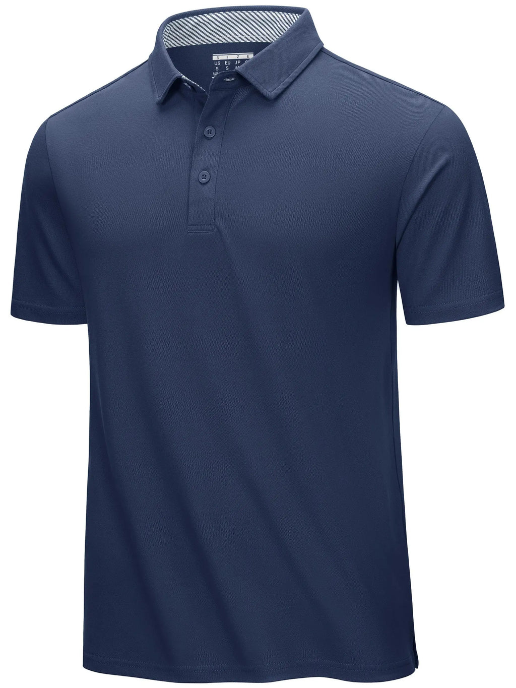 TACVASEN Summer Cotton Blend Golf Polos Shirts Mens Work Polo T-shirts Quick Dry Casual Short Sleeve Pullover Tops Outdoor Tee