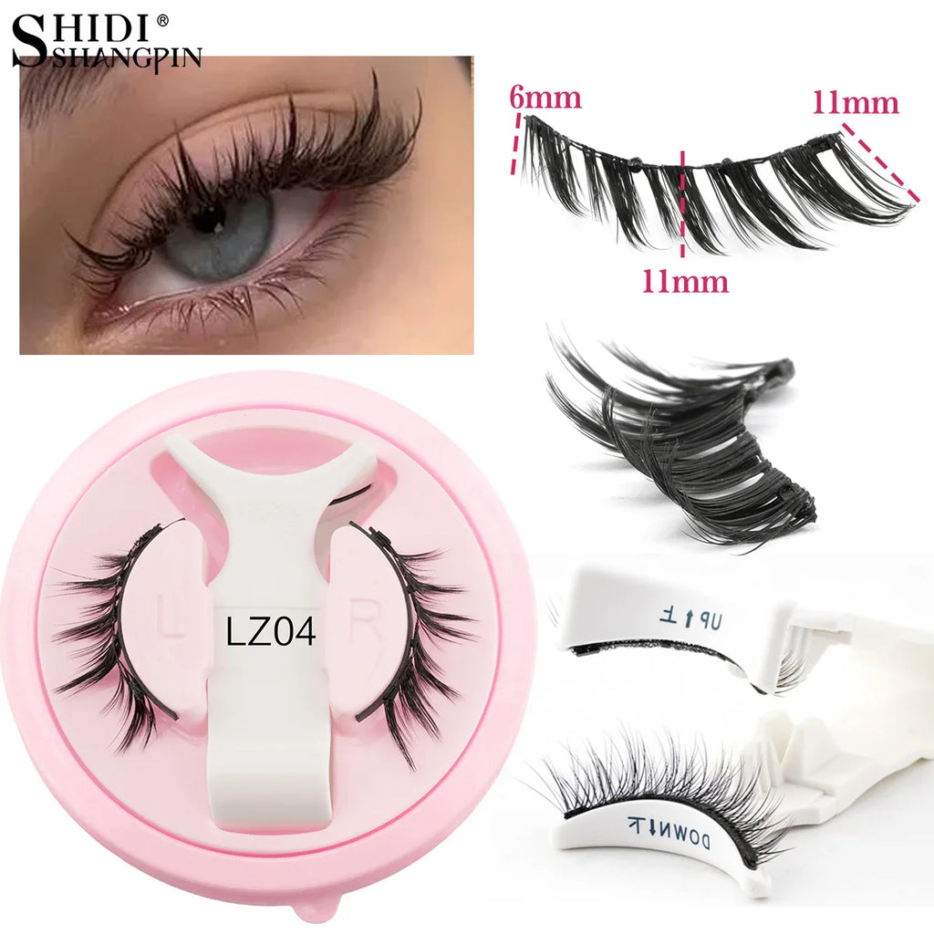 Magnetic Faux Mink Eyelashes with Tweezers