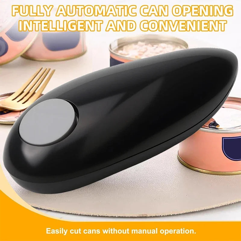 Electric Can Opener Tin Opener Hand Free for Arthritis Hands Automatic Can Openers with One Touch Switch Button Kitchen Tool