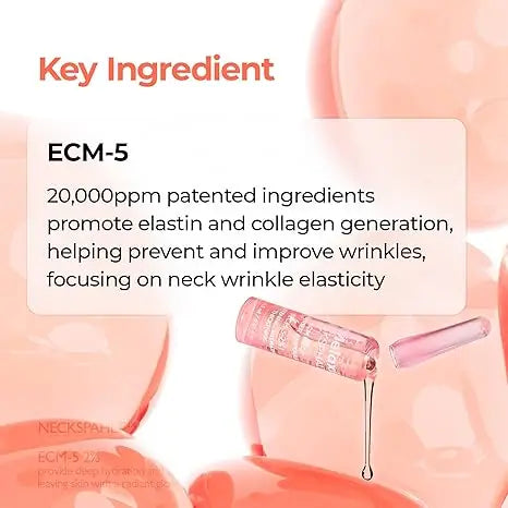 Dr.Melaxin Necksphalt ECM Barrier Ampoule for Anti-Aging Neck Skin, Tightening and Wrinkles 1.5ml*10ea
