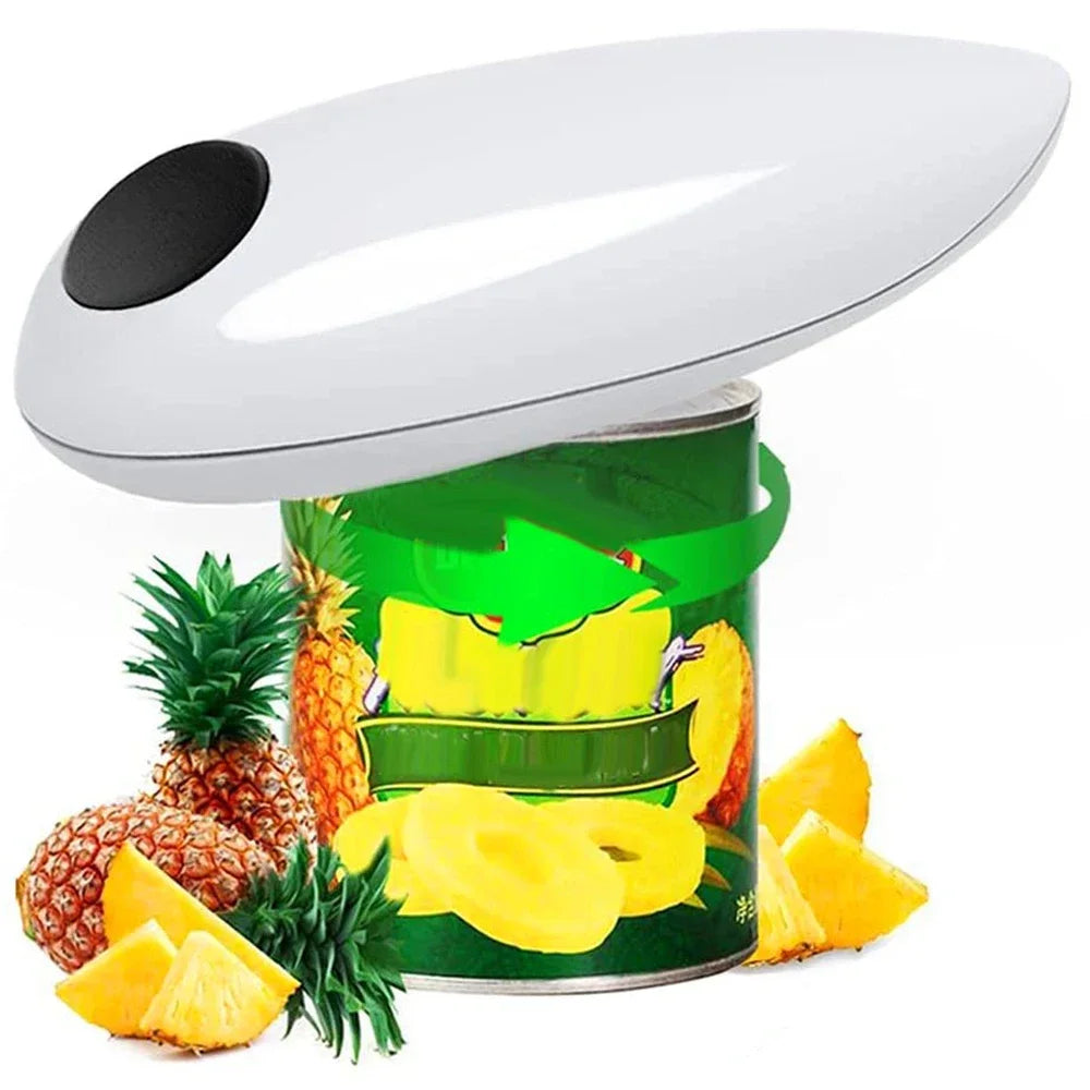 Electric Can Opener, Automatic Restaurant Bottle Opener, Battery Operated, Handheld Jar Can Tin Opener, Kitchen Accessories