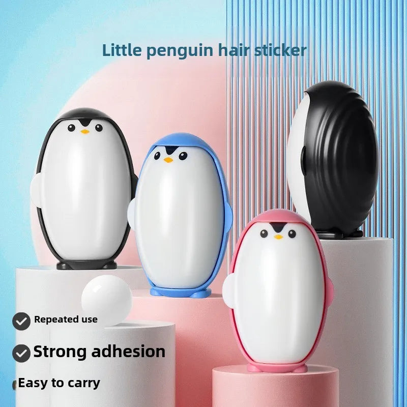 Washable Lint Remover Penguin Clothes Roller Portable Pet Hair Remover Dust Removal Eliminator Brush Hair Sticky Cleaning Tools