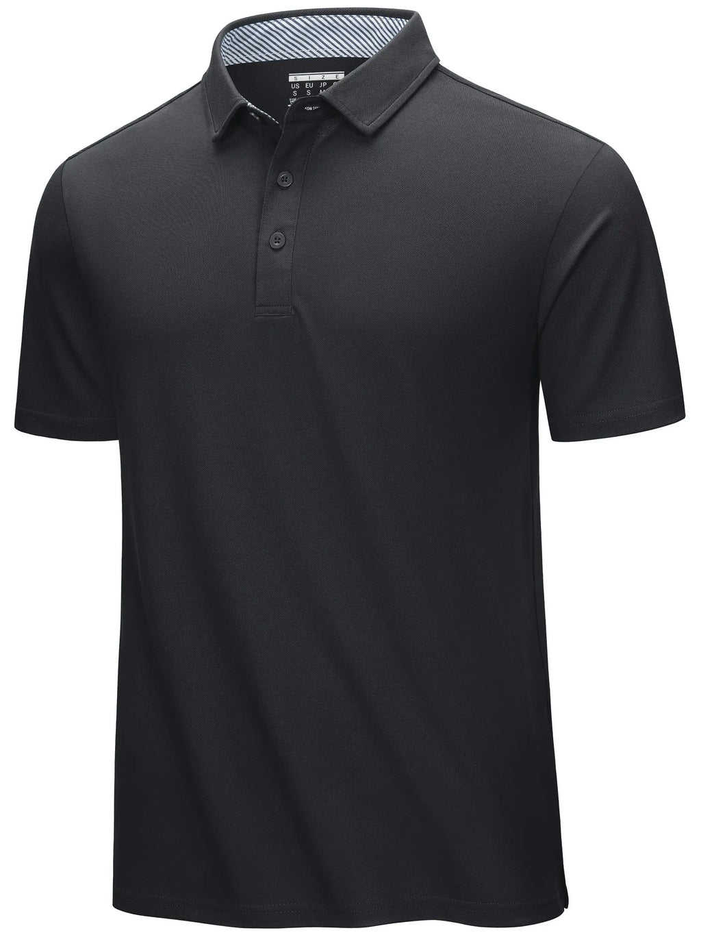 TACVASEN Summer Cotton Blend Golf Polos Shirts Mens Work Polo T-shirts Quick Dry Casual Short Sleeve Pullover Tops Outdoor Tee