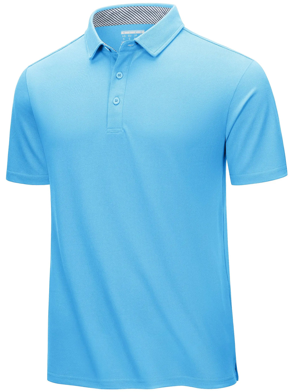 TACVASEN Summer Cotton Blend Golf Polos Shirts Mens Work Polo T-shirts Quick Dry Casual Short Sleeve Pullover Tops Outdoor Tee
