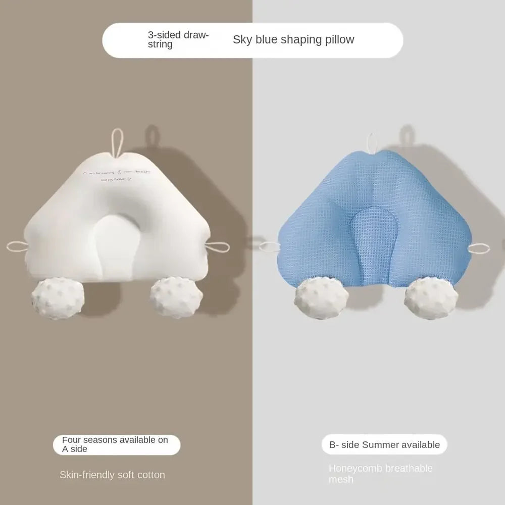 With Placatory Column Head Shaping Pillow Soft Breathable Skin-friendly Fabric Improved Head Shape Pillow Baby Care