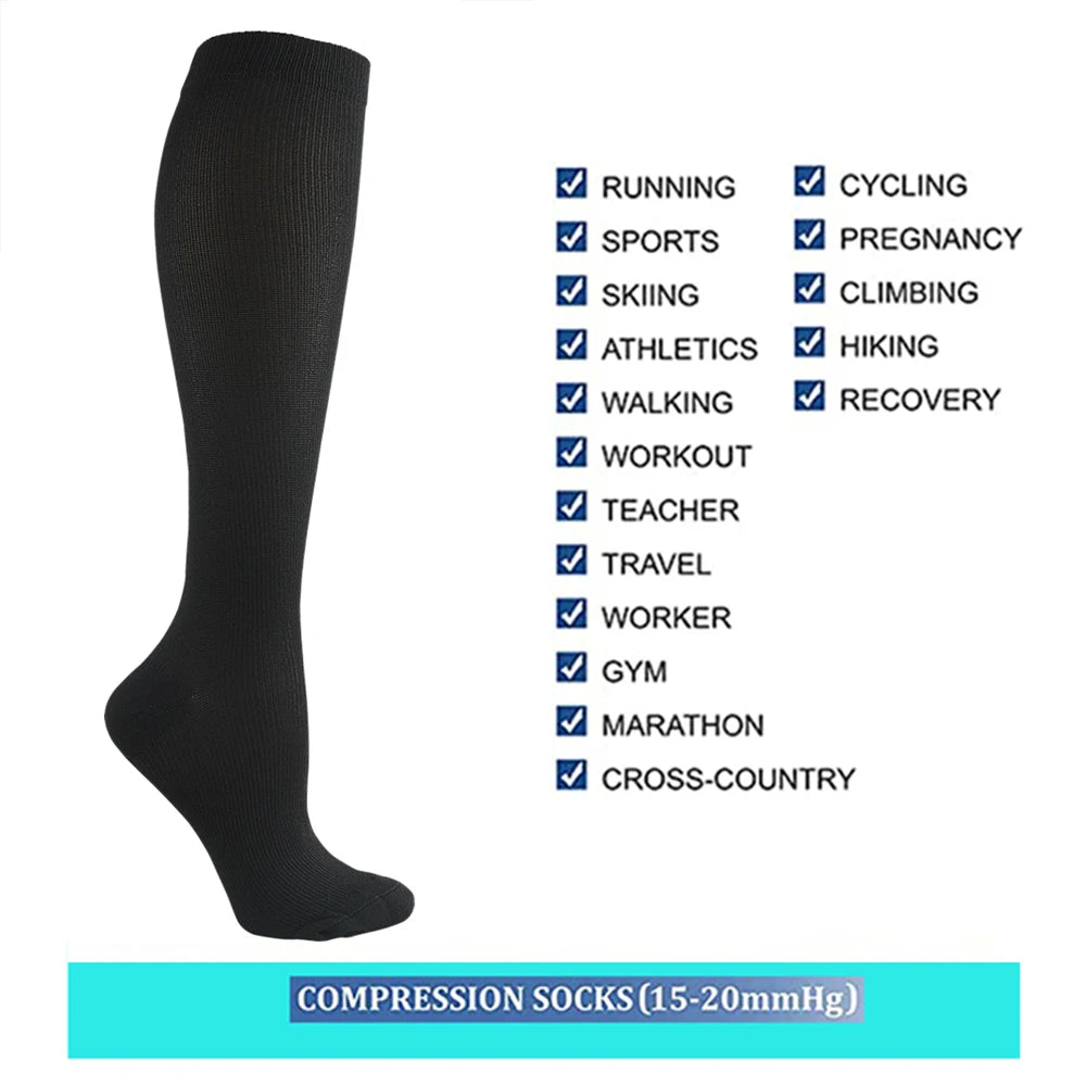 Graduated Compression Socks – 3 Pairs