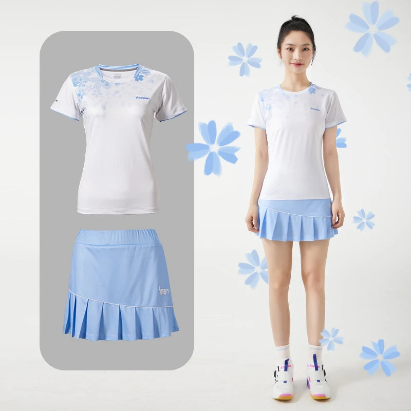 Kawasaki Original Women 's Badminton Suit Sport Breathable and sweat absorbing Summer Badminton Clothing Women