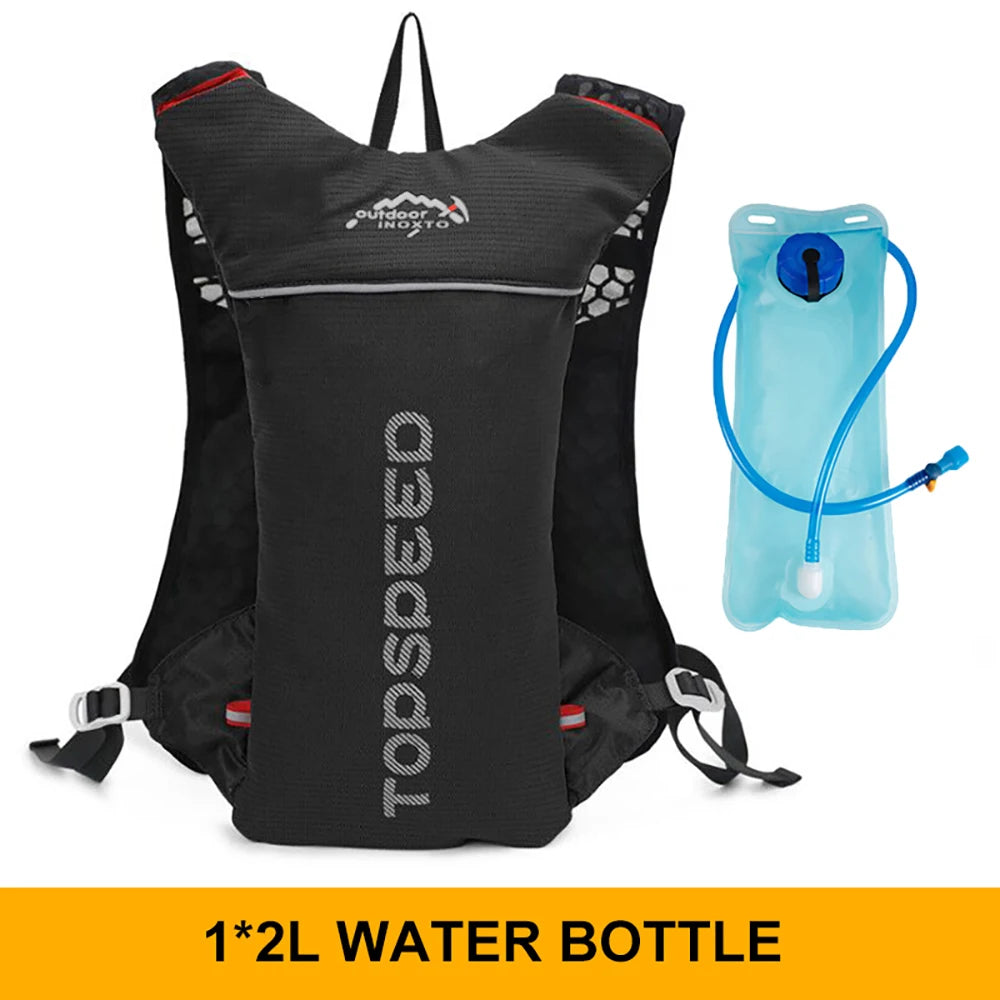 Outdoor Trail Running 5L Ultralight Backpack Hydration Jogging Vest Men Breathable Marathon Bicycle Bag Fitness Running Bag