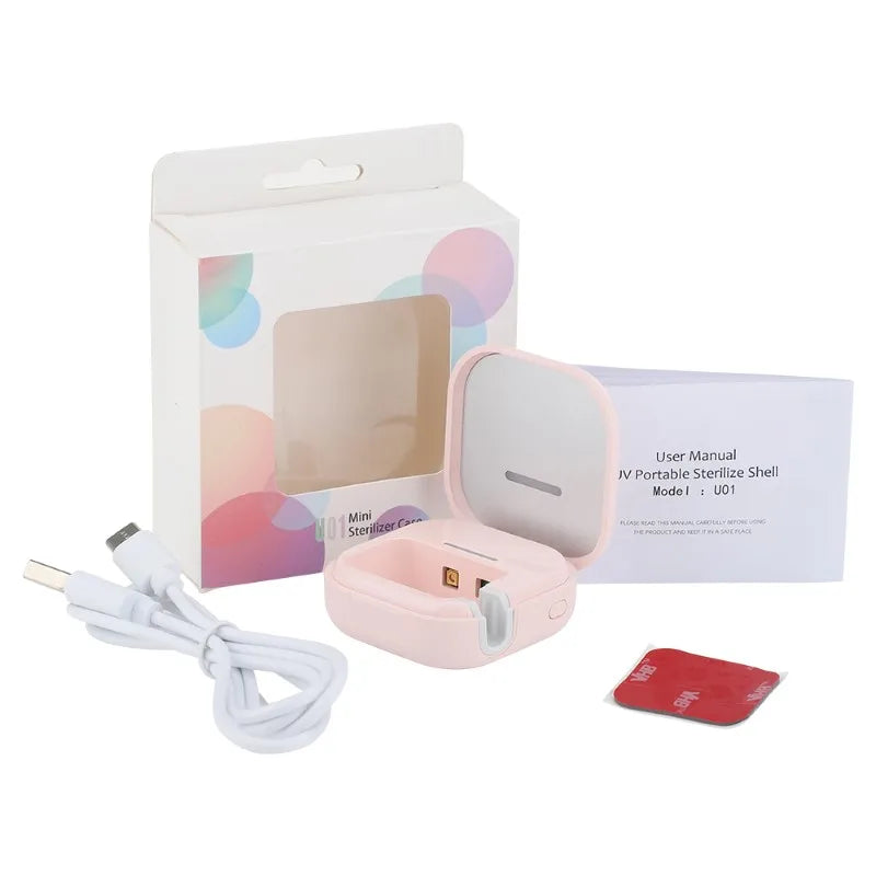 JUSTLANG Wireless Toothbrush Sterilizer USB Dental Shelf Bathroom Charging Antiseptic UV Disinfector Ultraviolet Tooth Brush Box