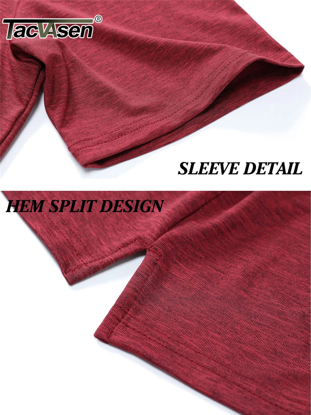 TACVASEN Summer Polo T-shirts Mens Casual Short Sleeve Shirts 3 Buttons Down Quick Dry Breathable Golf Fishing Pullover Workwear