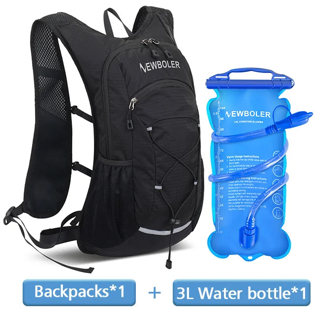 20L Cycling Lightweight Hydration Backpack Outdoor Sport Camping Climbing Mountaineering Rucksack Travel Water Bag 500ML/2L/3L