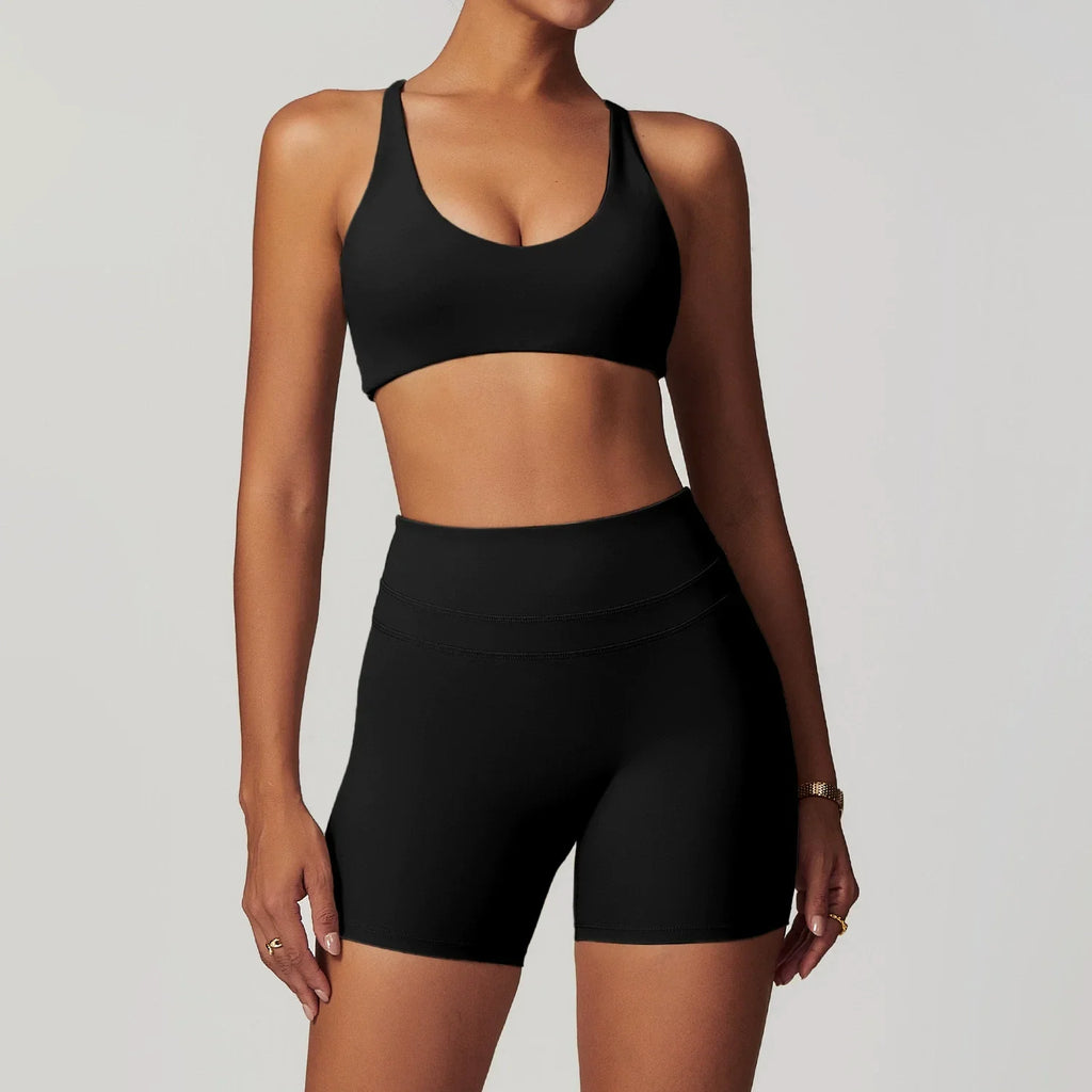 2 Pieces Sportswear Women Yoga Set Gym Clothes Sportswear Yoga Suits Fitness Set Tracksuits Sports Bra Gym High Waist Leggings