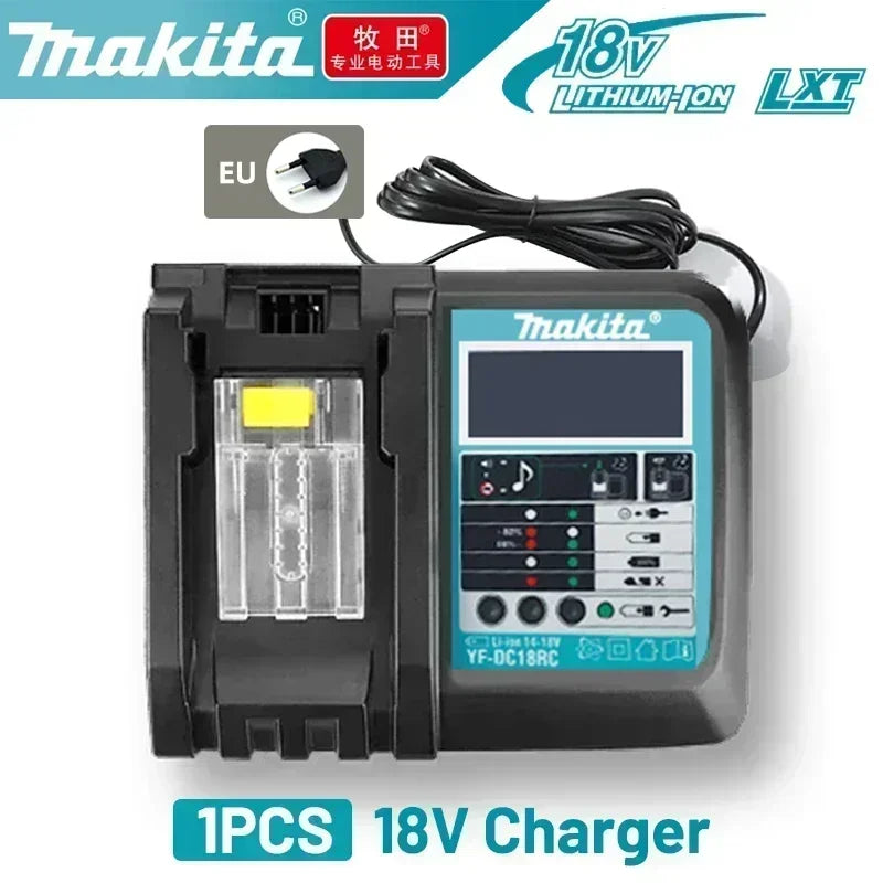 Makita 18V 6.0Ah rechargeable battery, suitable for Makita BL1840 BL1830 BL1830B BL1850 BL1850B original power tool battery