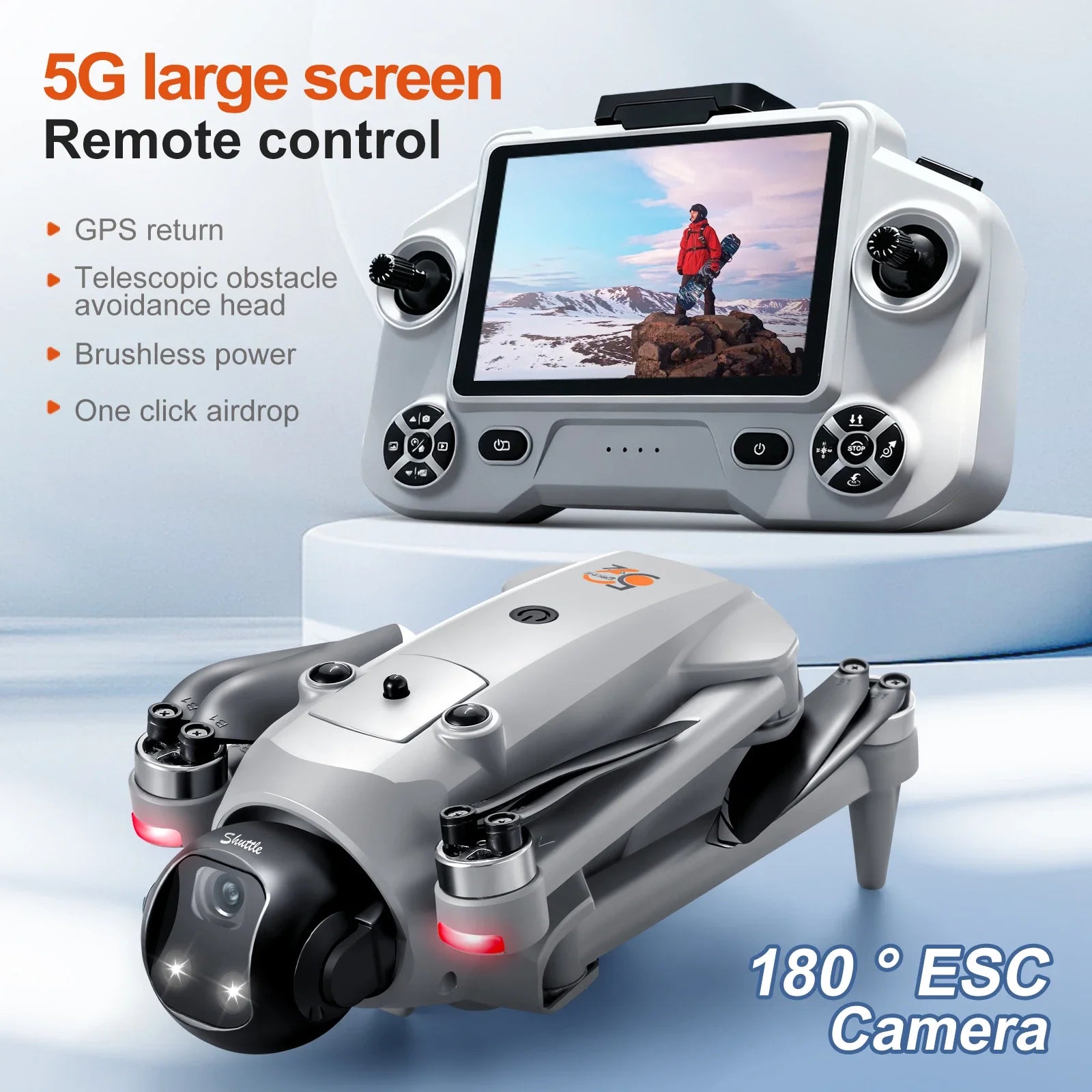 YL059 Airdrop Drone, 8K High-Definition Dual Cameras, Optical Flow Positioning, Professional Obstacle Avoidance