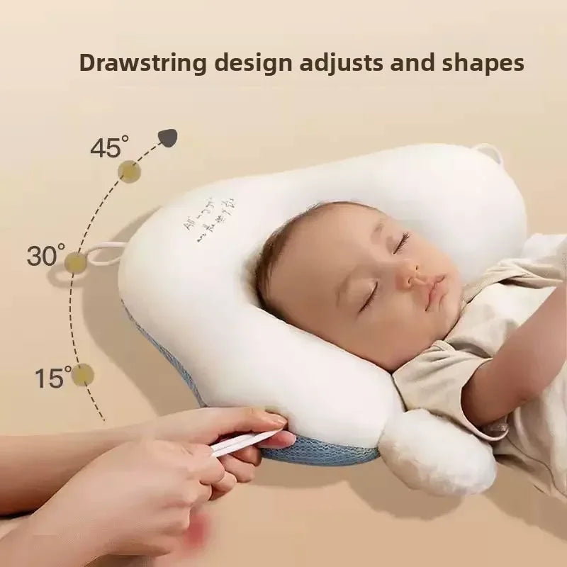Baby Soothing Pillow Preschool Shaping Pillow Sleeping Pillow Correcting Head Deviation Newborn Preventing Head Deviation