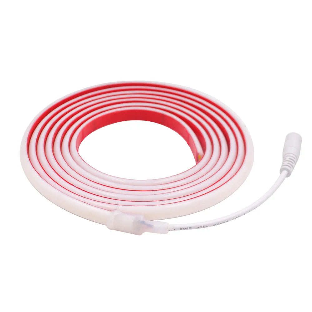 IP68 Waterproof Led Neon Strip Light Tape 12V 24V 320 LEDs Flexible Milky Tube Lamp Liner Lighting 10 Colors 0.5m 1m 2m 3m 4m 5m