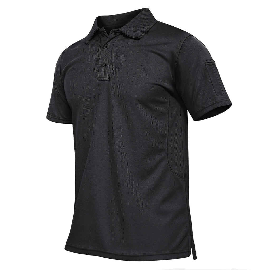 TACVASEN Summer Colorful Fashion Polo Tee Shirts Men's Short Sleeve T-shirt Quick Dry Team Work Green T-Shirt Tee Tops Clothing
