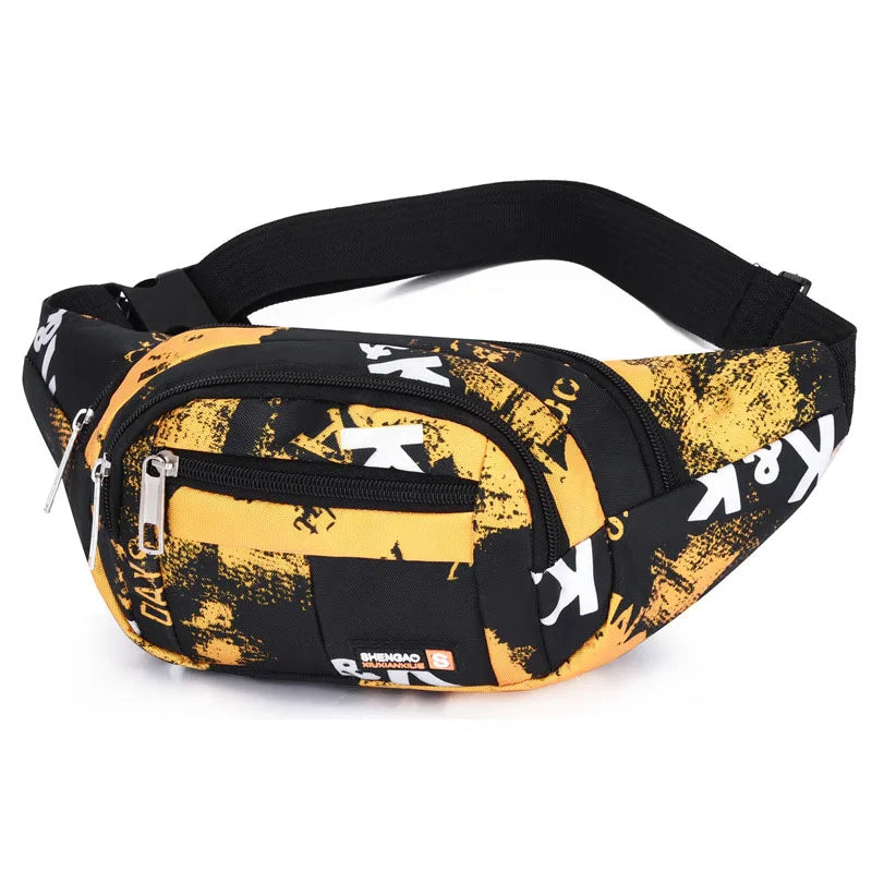 Sporting Pack Women Casual Fanny Bags Men's Boy Drop Leg Bags Hip Bum Belt Bag Travel Riding Motorcycle Crossbody Purse Pouch