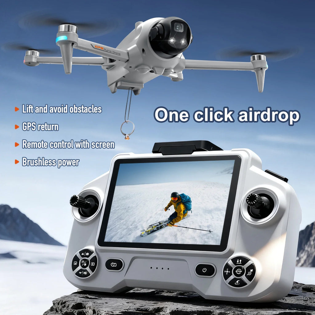 YL059 Airdrop Drone, 8K High-Definition Dual Cameras, Optical Flow Positioning, Professional Obstacle Avoidance