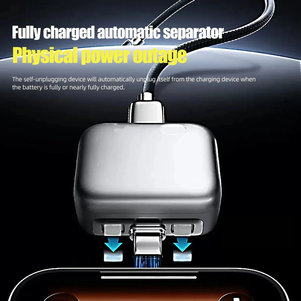 140W Fast Charging Automatic Physical-Disconnect Charger Smart Battery Anti-Overcharge Protection Charge Adapter Type-C Port