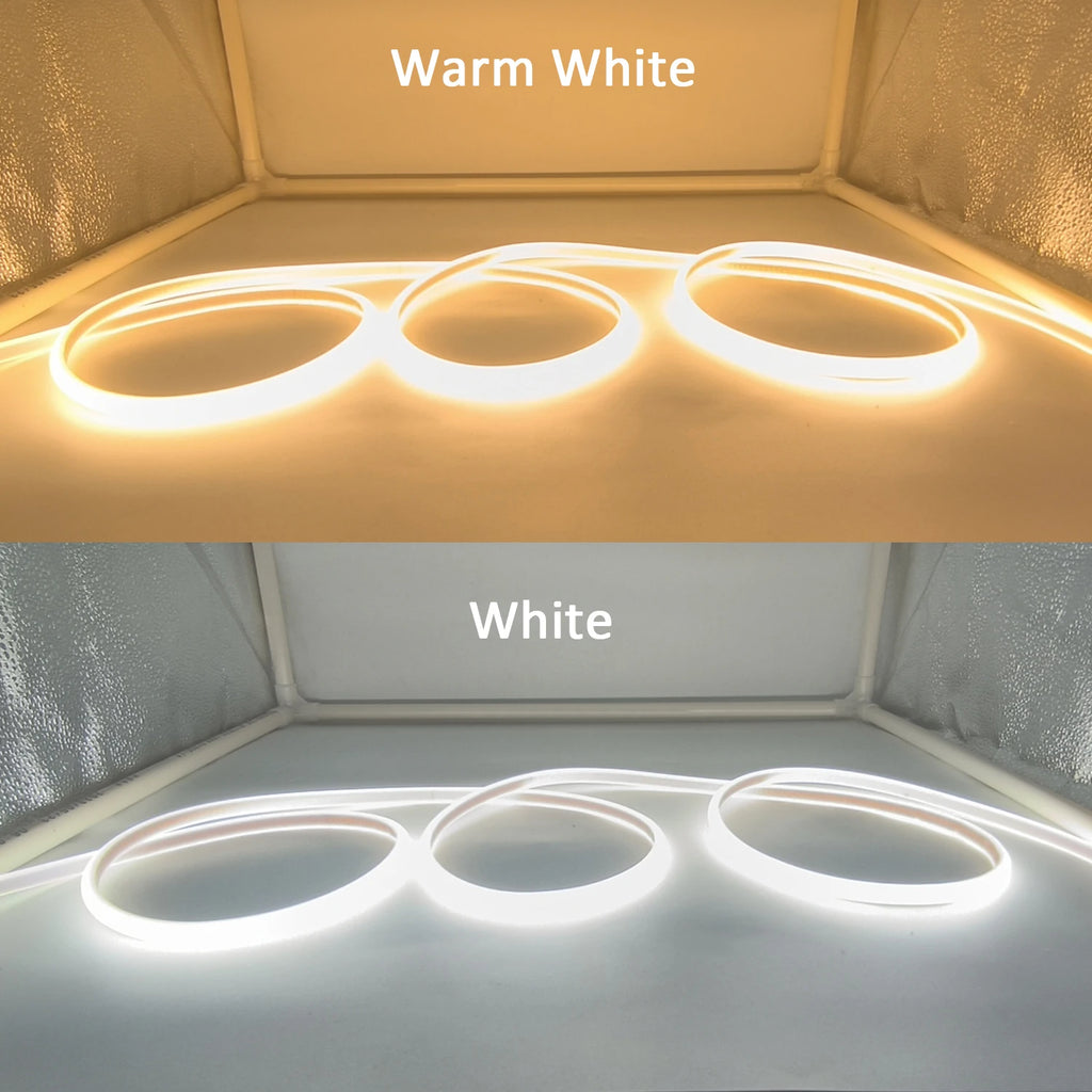 220V Led Strip High Brightness COB LED Strip 220V Flexible Ribbon for Room Bedroom Kitchen Lighting