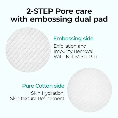 Dr.Melaxin BP Pore Exfoliating Pad for Dead Skin & Blackheads, Minimize Pores, Prevent Breakouts 165ml, 70pads.