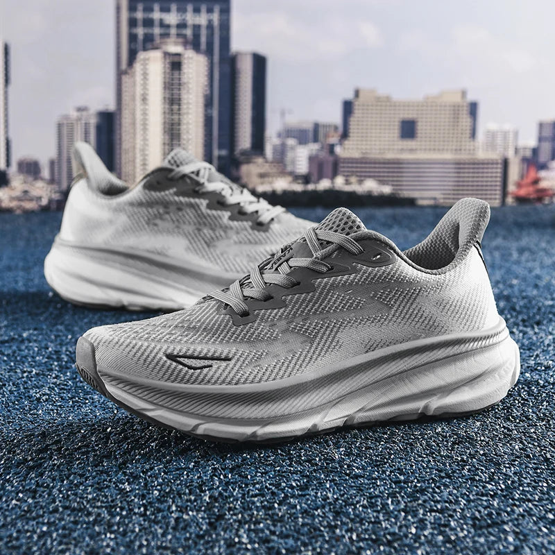 Marathon Sports Running Shoes Men Breathable Lightweight Women Comfortable Athletic Nonskid Leisure Outdoor Hiking Trail Sneaker