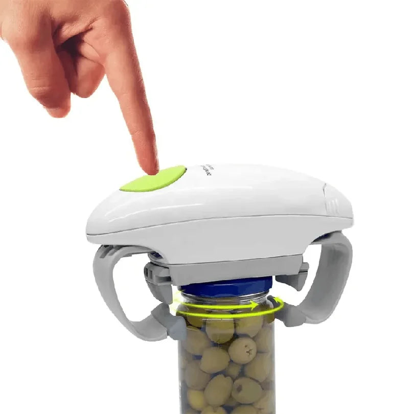 Electric Can Bottle Lid Opener Binaural One-key Automatic Restaurant Screw Cap Handheld Kitchen Gadget Jar Glass Bottle Tin Tool