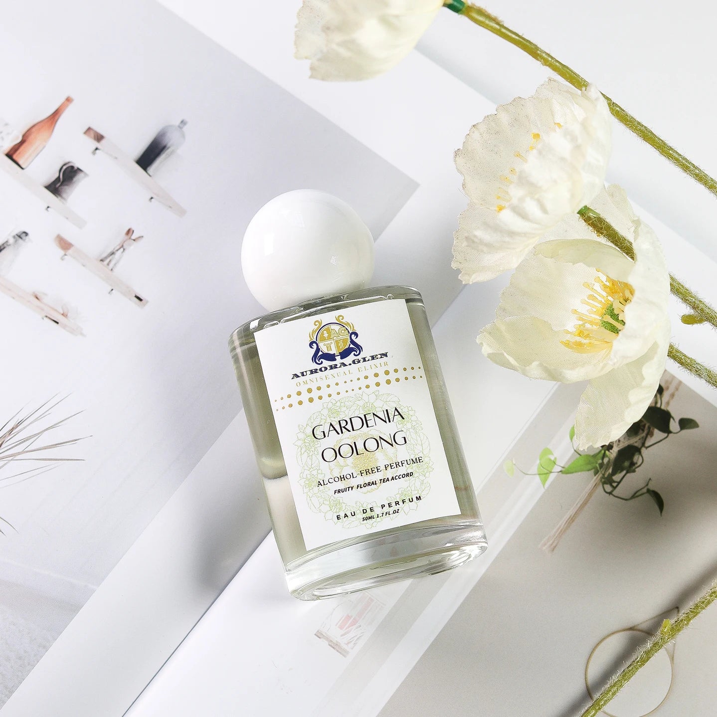 Gardenia Oolong Tea Fragrance Simple Fresh Natural Fruity Tea Unisex Perfume Long-Lasting Tea Floral Musk 50ml Dating Fragrance