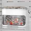 REST 50-Cube Ice Maker with Easy Press Cap, Double Layer Storage for Home Refrigeration
