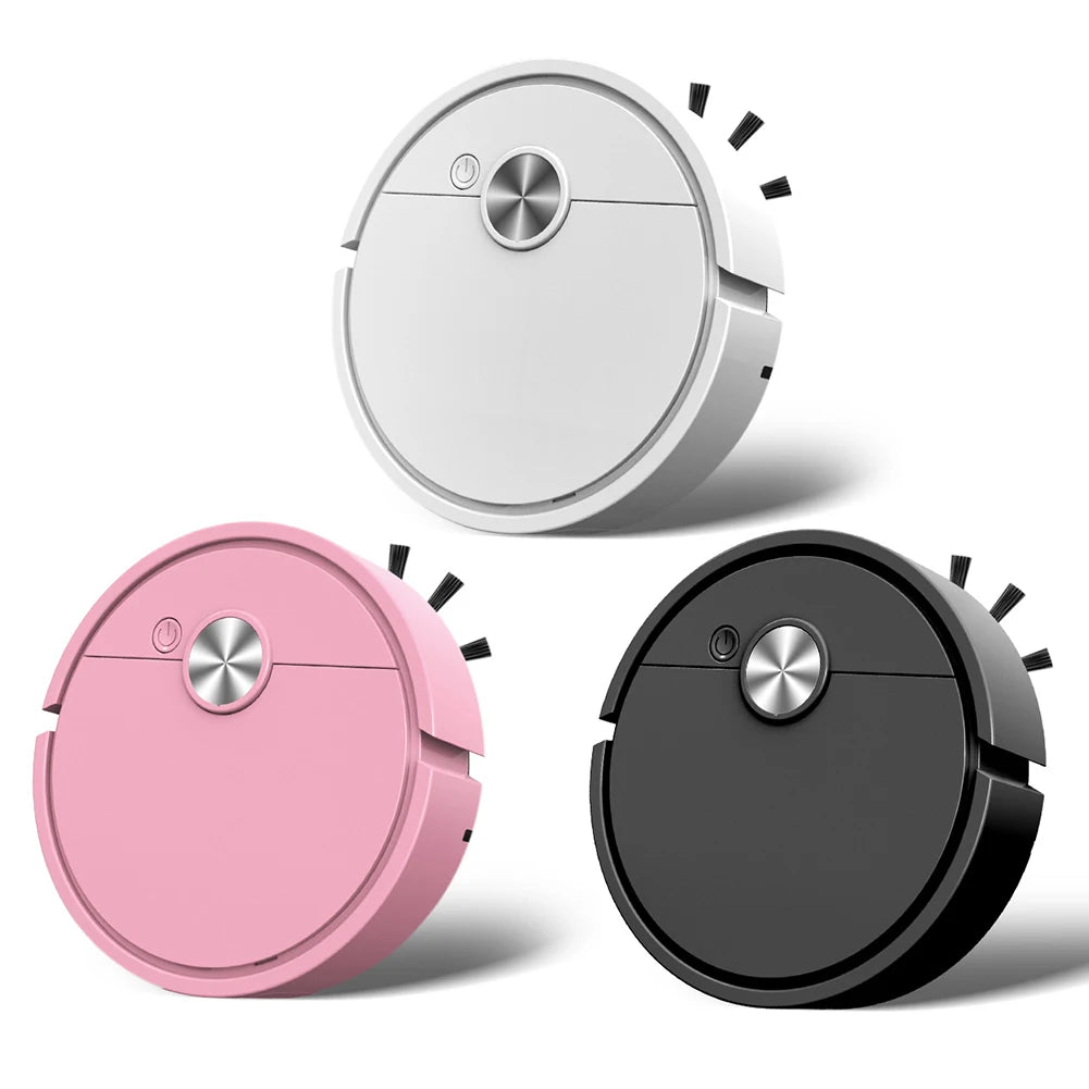 3 in 1 Sweeping Robot Rechargeable Vacuum Mop Robot Sweeping Machine Compact Cleaning Machine for Pet Hair Stubborn Dirt