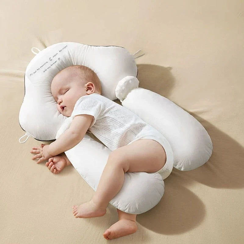 Newborn Baby Hug Comforting Pillow Sleeping Correcting Head Shape Baby Shape Pillow Artifact