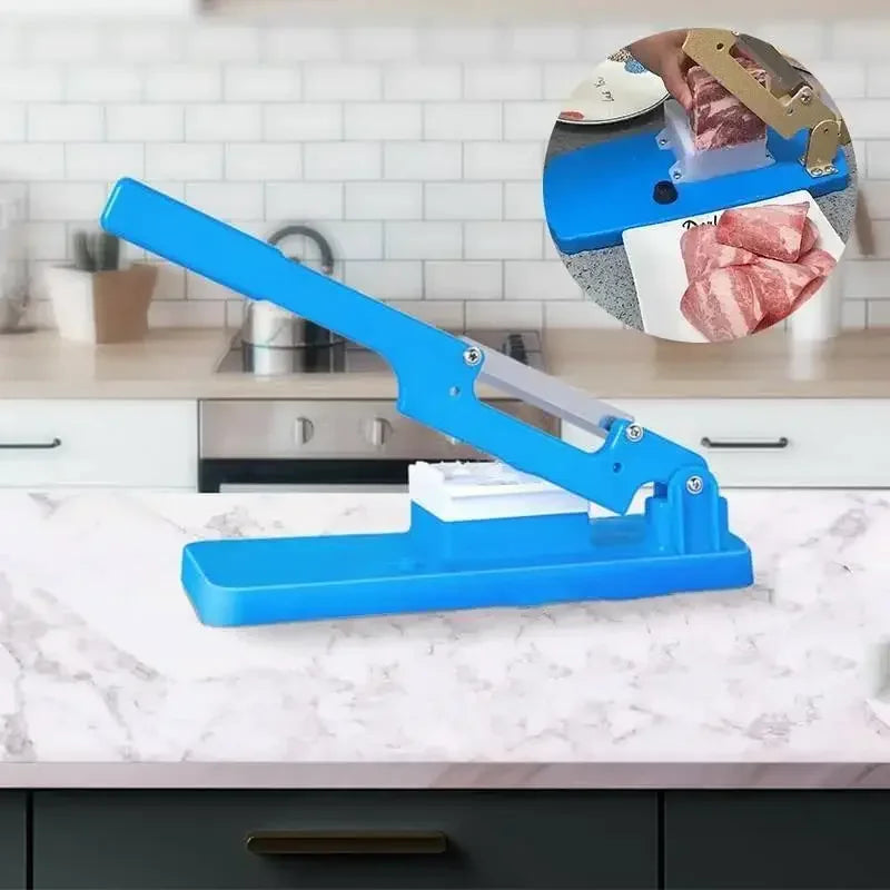 Kitchen Tool Meat Slicing Machine Portable Table Slicers Adjustable Manual Fruit Vegetable Grater Beef Mutton Roll Slicer Peeler