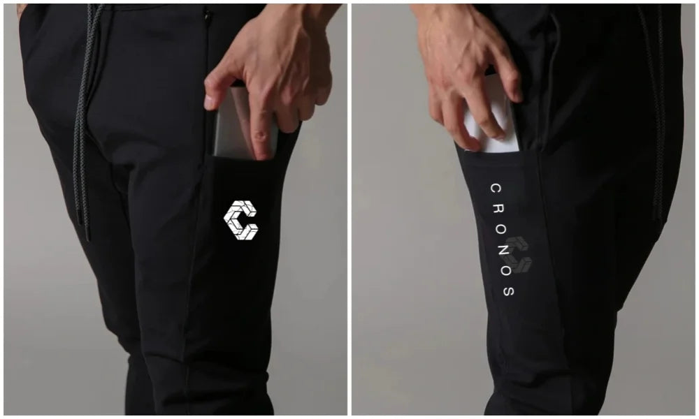 CRONOS Men's Sweatpants Fashion Brand Clothing Spring Autumn New Sportswear Casual Men Pants Gym Running Training Jogging Pants