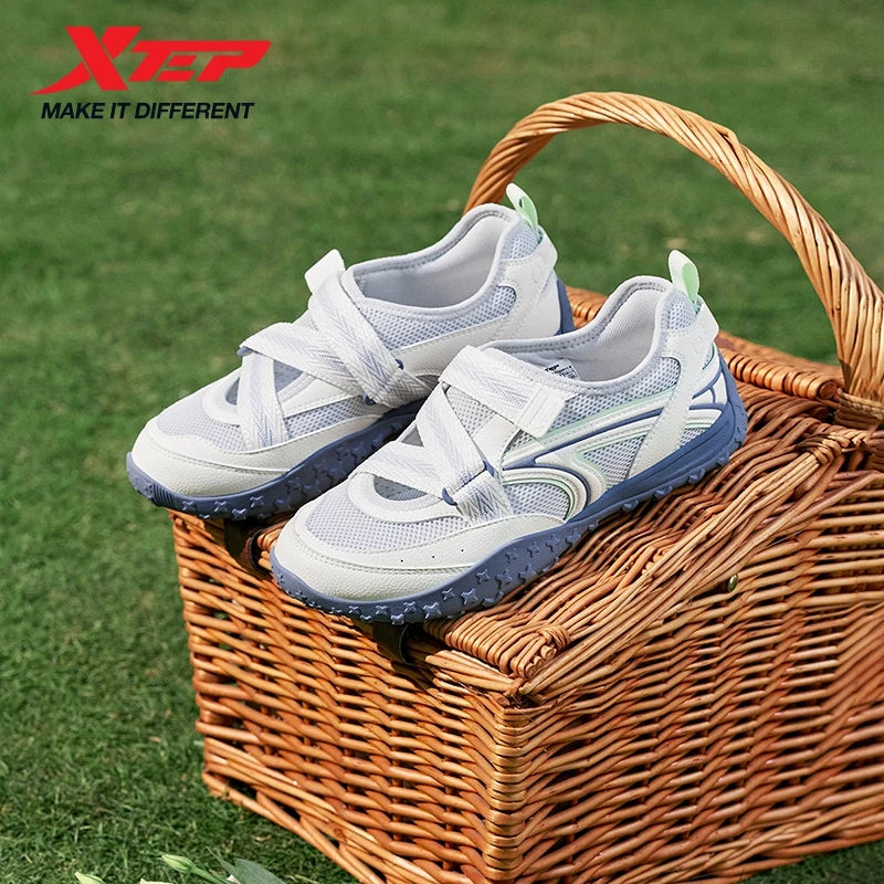 Xtep Basque 3.0-Mary Janes For Women Soft Sweat-Absorbing Leisure Fashion Lightweight Sole Anti-Slip Outdoor Shoes 874218320011