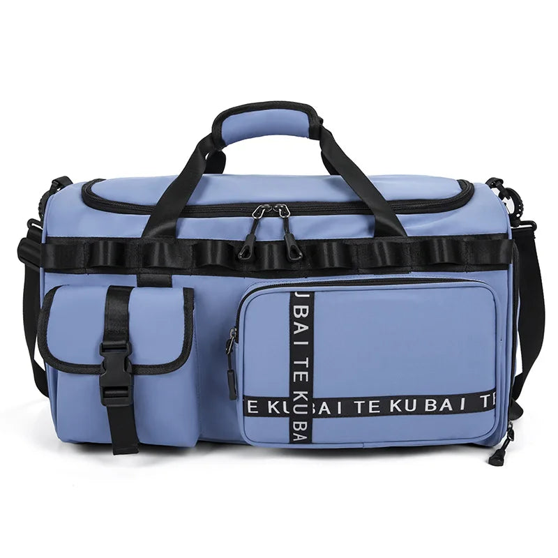 Multifunctional Casual Travel Bag Large Capacity Gym Bag Multifunctional Sports Backpack Independent Shoe Compartment Unisex
