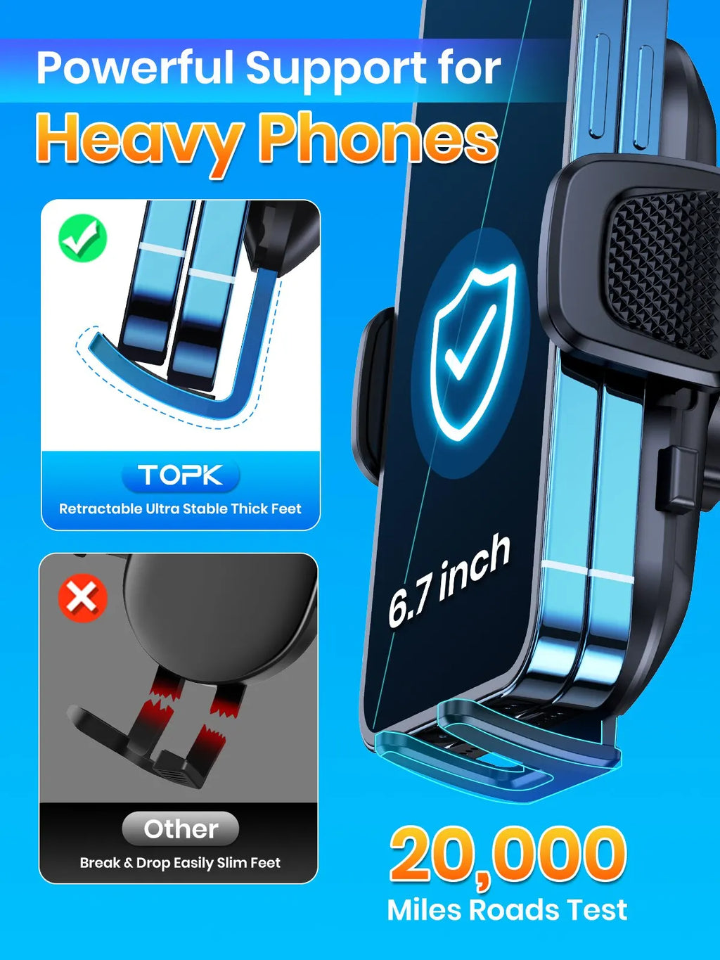 Gravity Car Phone Mount