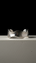 Sculpted Stainless Steel Cuff